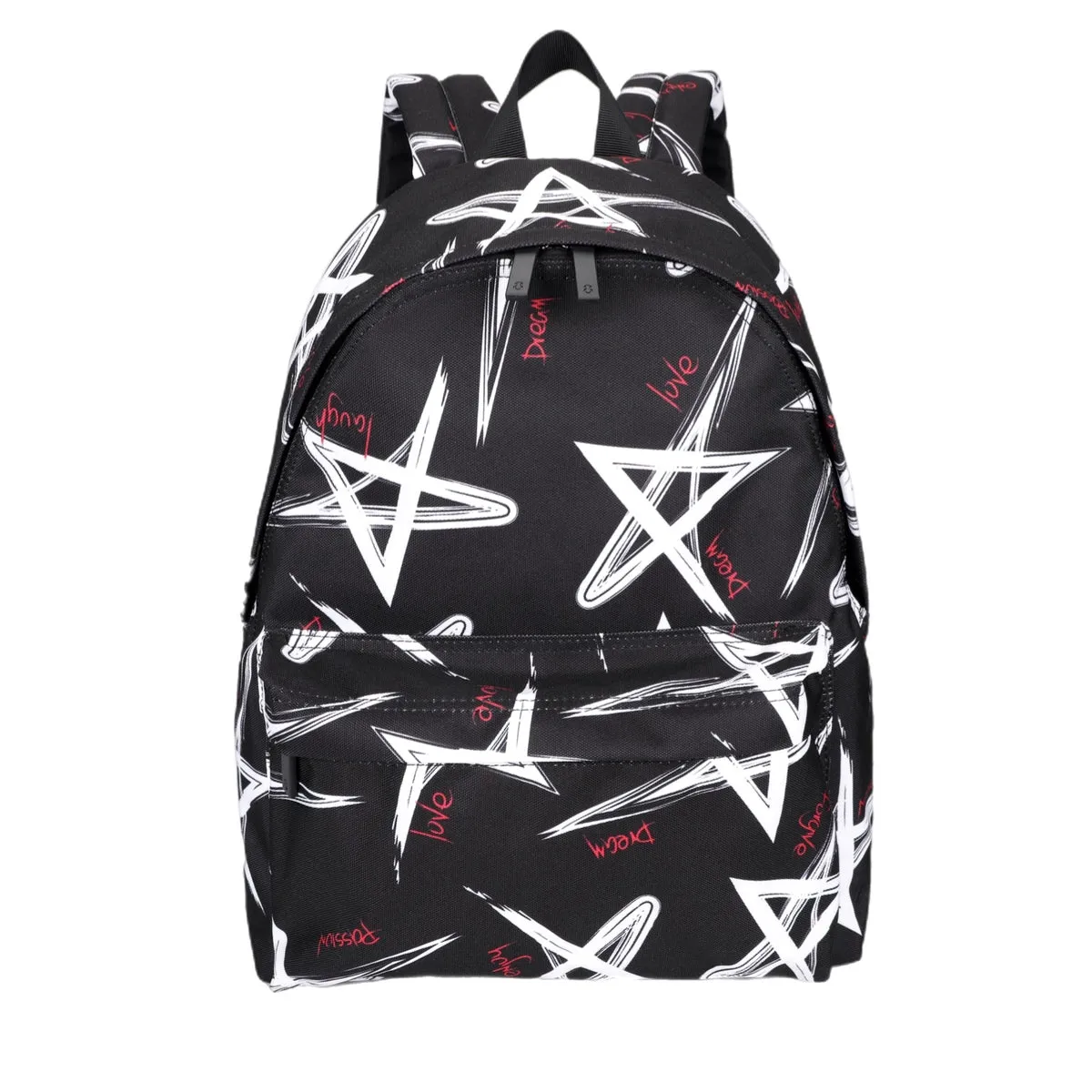 Mochila Joaquina | Negro Estrellas Blancas