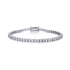 Moissanite Tennis Bracelet 3mm 925 Sterling Silver Designer
