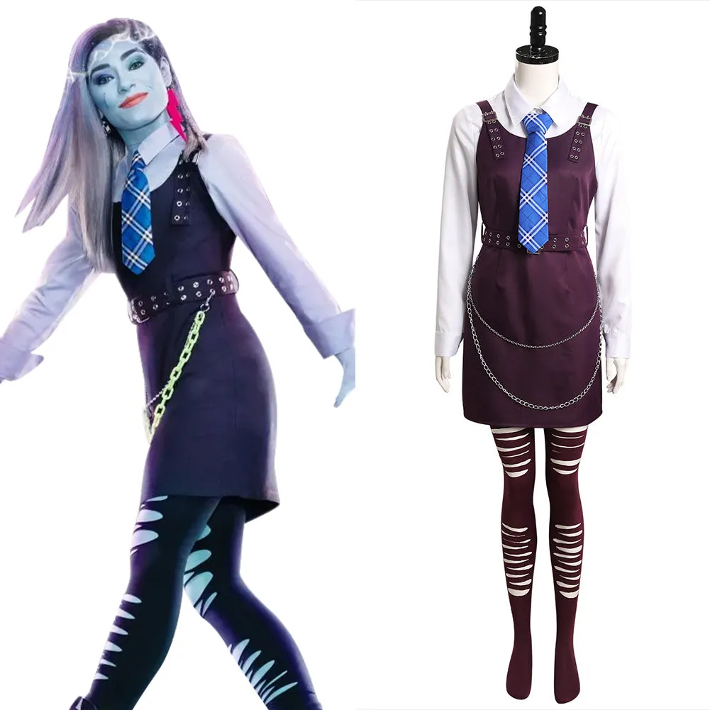Monster High Frankie Stein Cosplay Costume Dress Outfits Halloween Carnival Suit