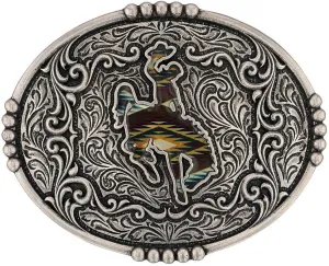 Montana Silversmiths Sunrise Bronc Attitude Belt Buckle