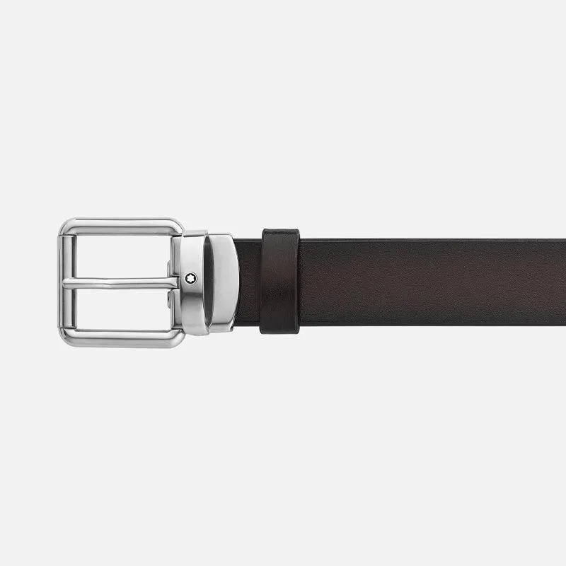 Montblanc brown leather belt 30mm 131185