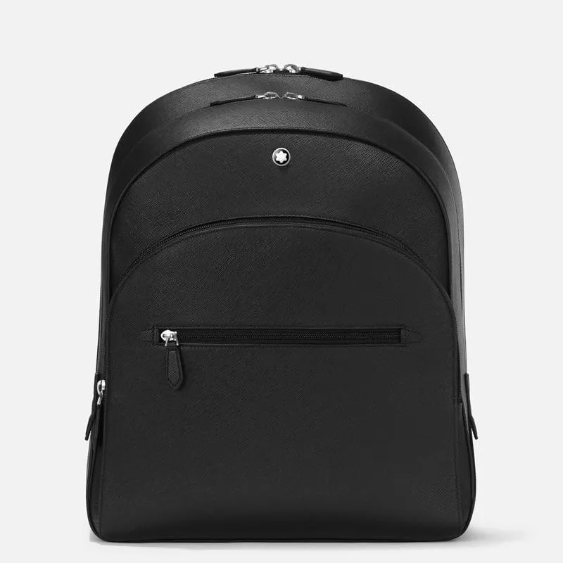 Montblanc large backpack 3 black tailoring compartments 130274