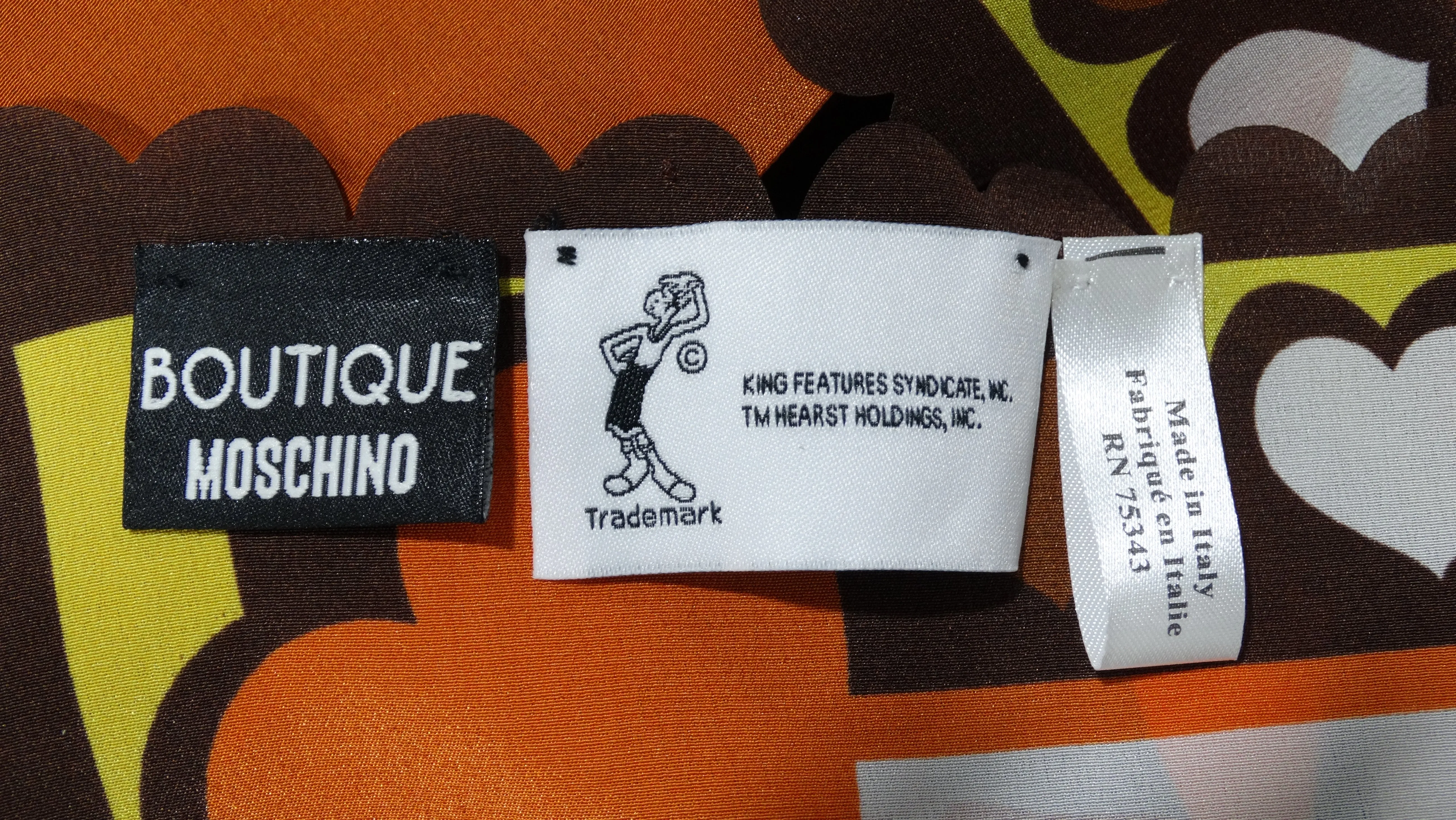 Moschino Boutique Olive Oyl Scarf