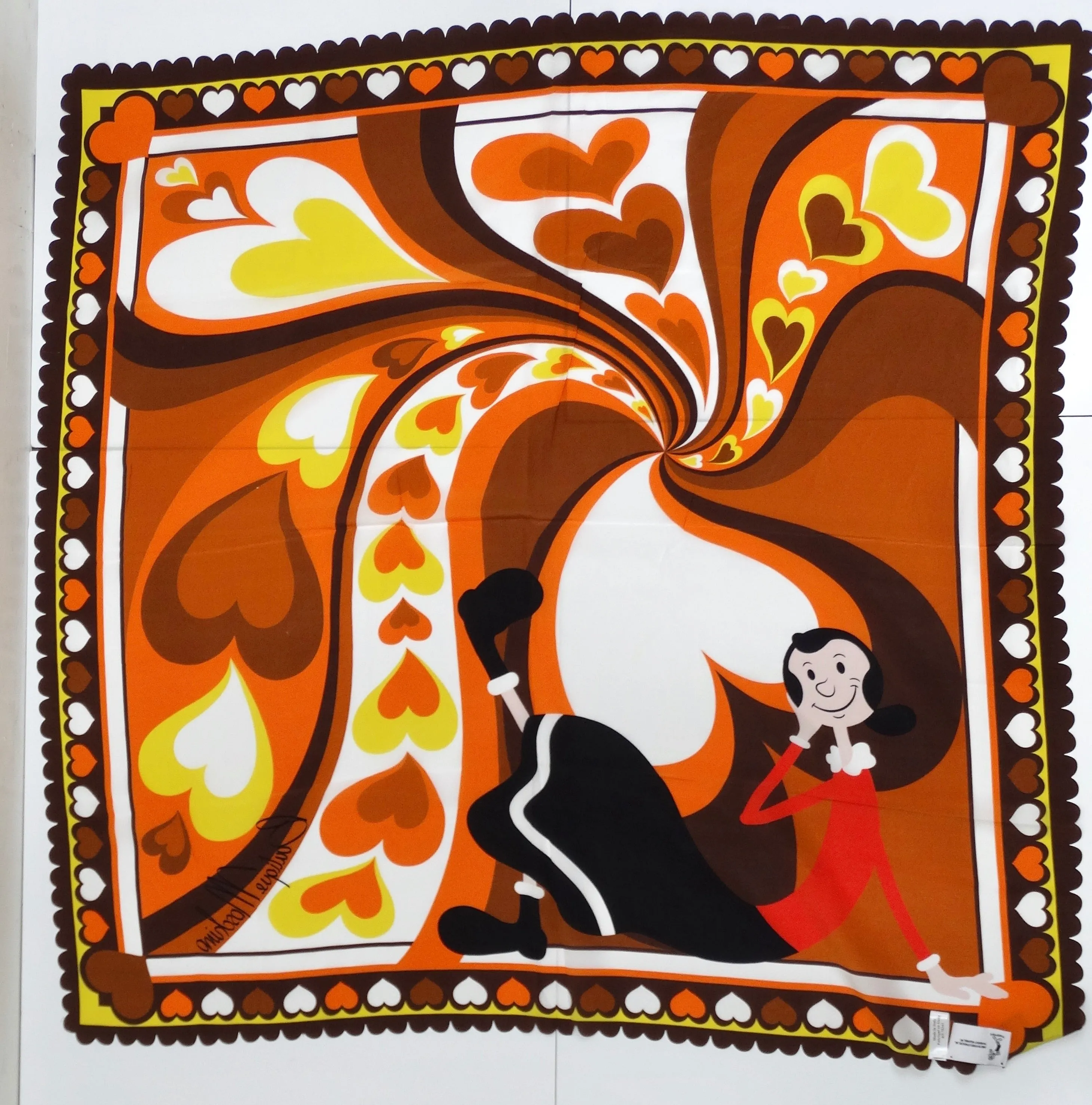 Moschino Boutique Olive Oyl Scarf