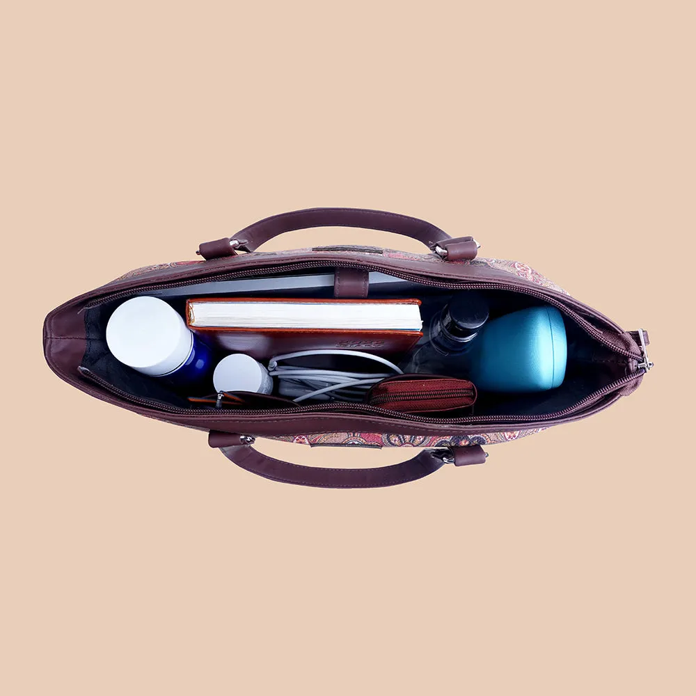 Mughal Motif Women's Office HandBag