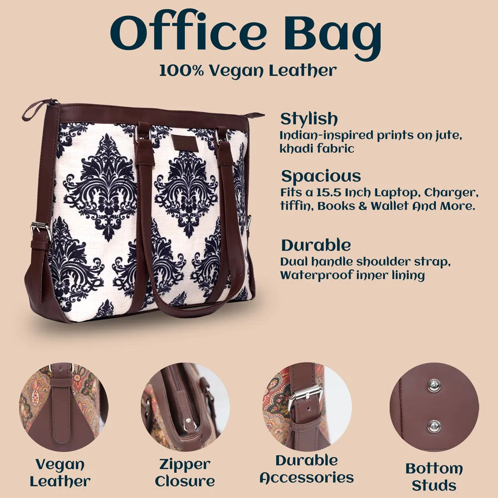 Mughal Motif Women's Office HandBag