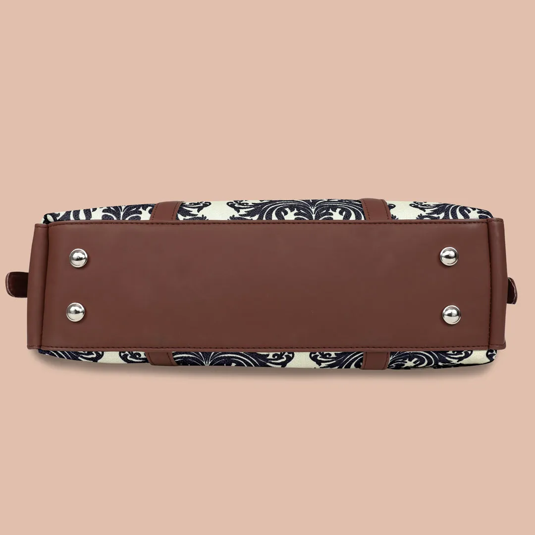 Mughal Motif Women's Office HandBag