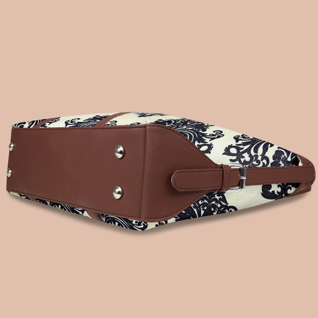 Mughal Motif Women's Office HandBag