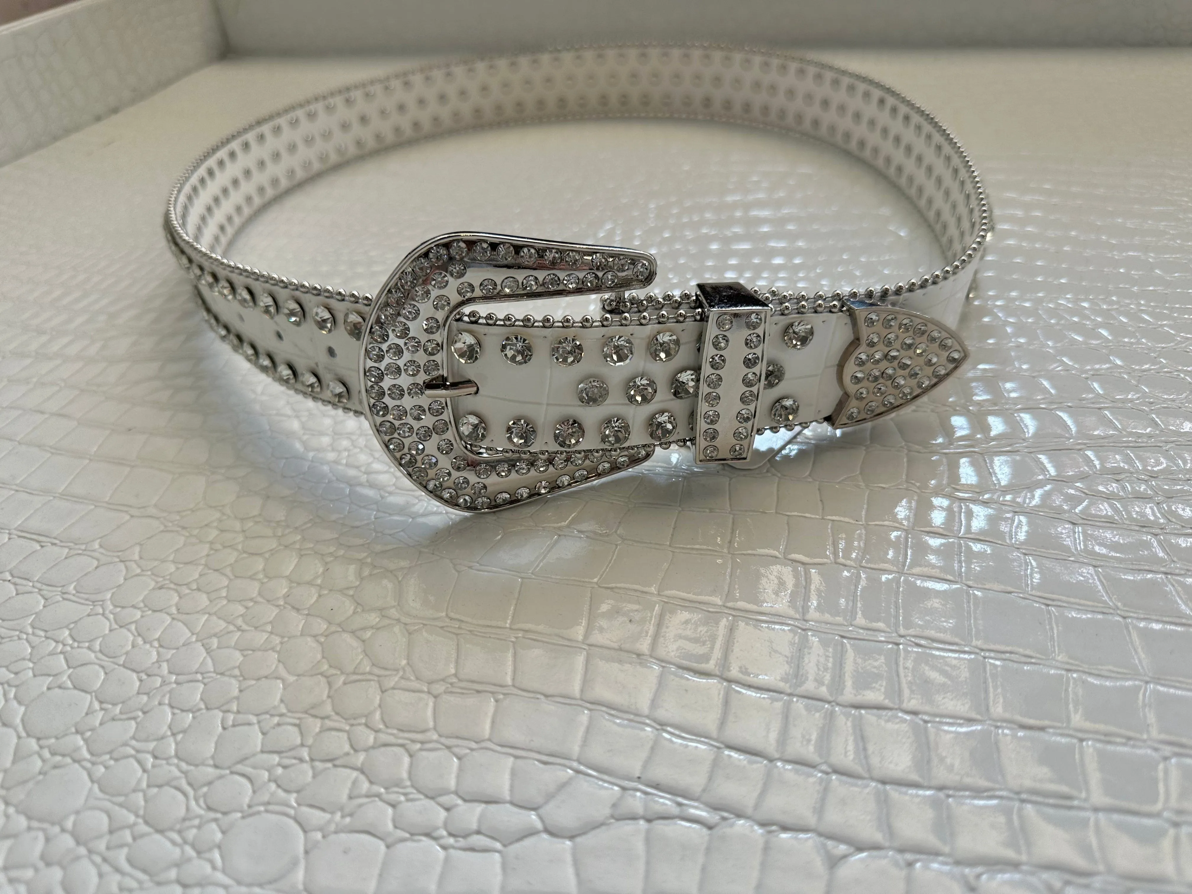 Multi Metal Stone Studded Belt-Multi