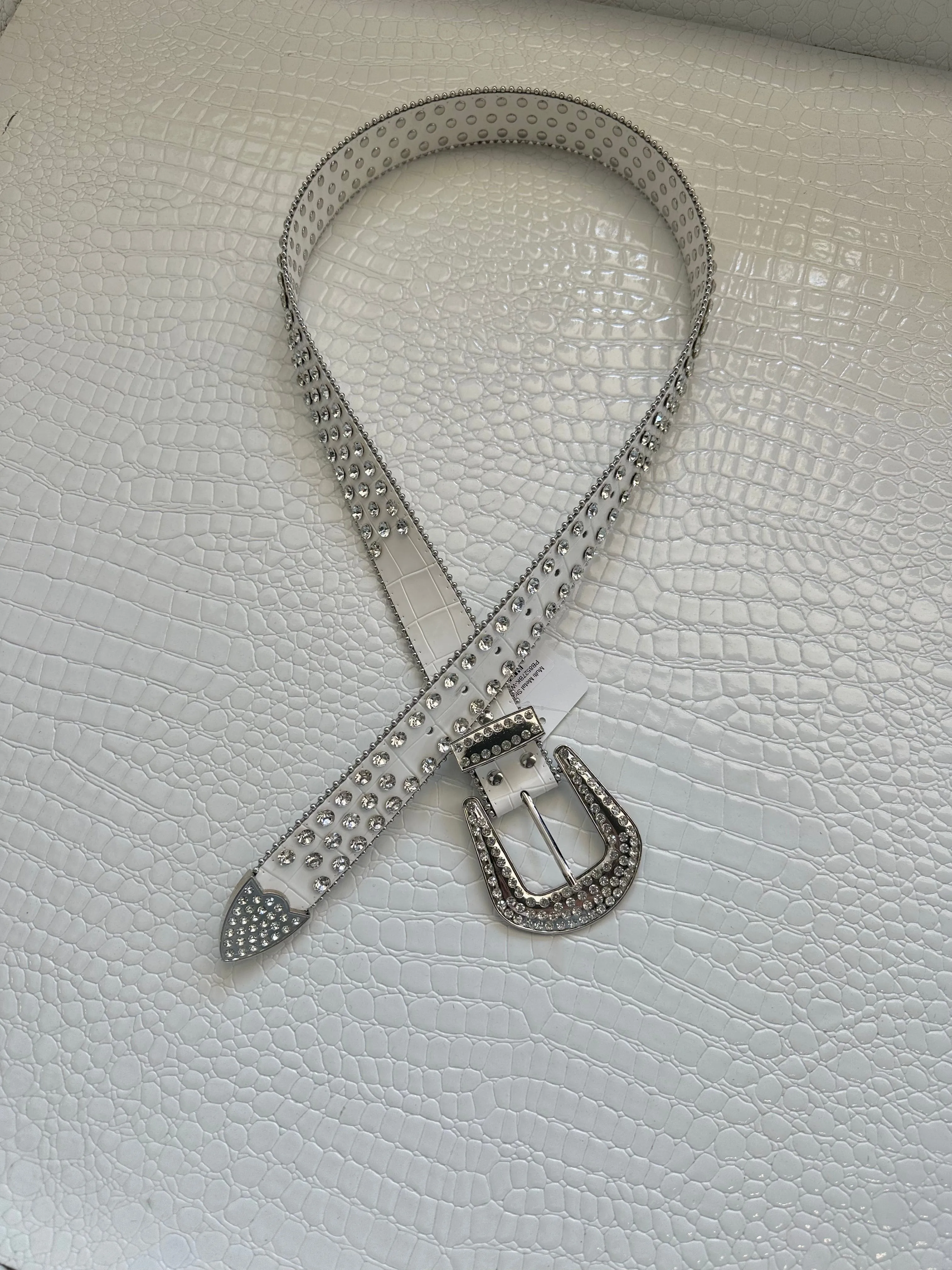 Multi Metal Stone Studded Belt-Multi