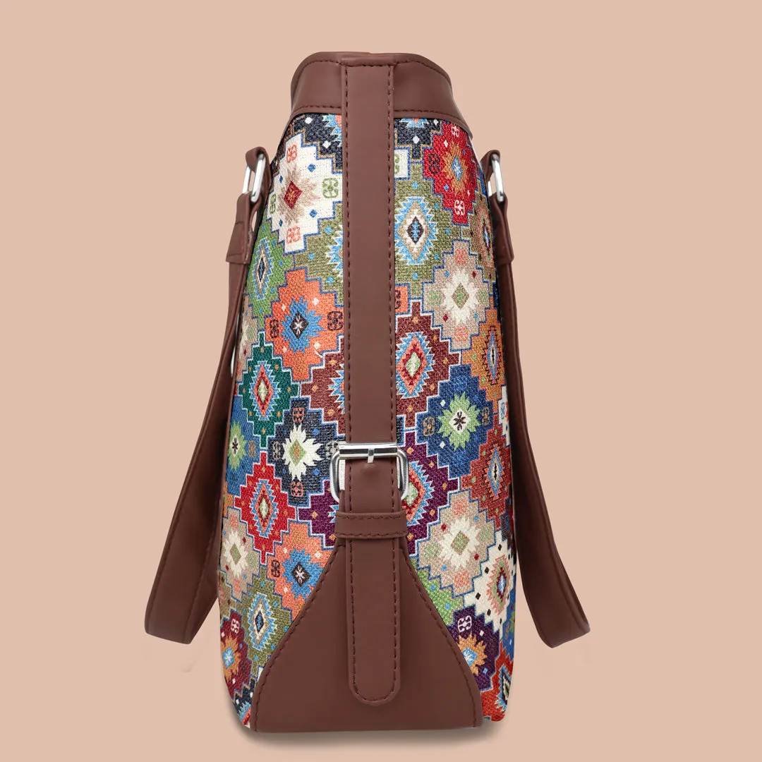 Multicolor Women's Office HandBag