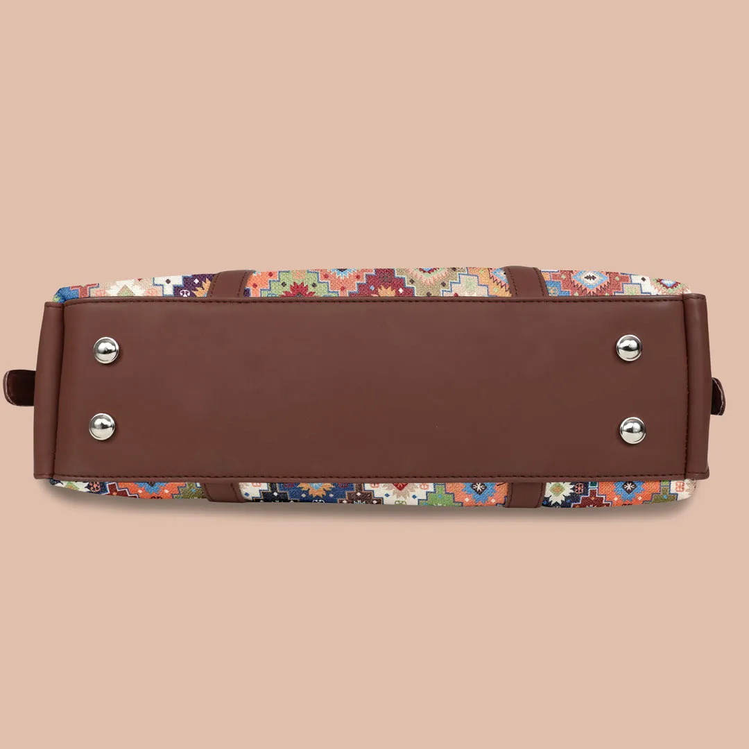 Multicolor Women's Office HandBag