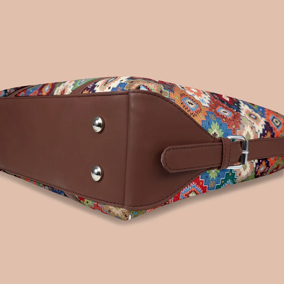 Multicolor Women's Office HandBag