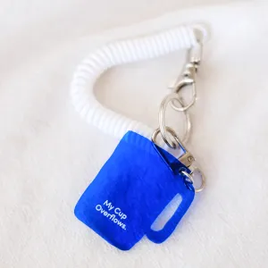 My Cup Overflows {Translucent Acrylic Keychain}