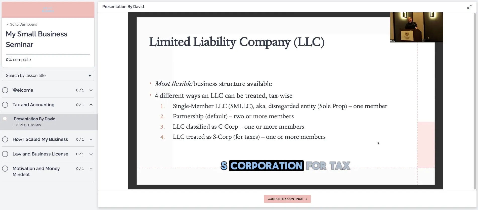 My Small Business (Online Course) - Accounting and Legal Essentials to Scale Your Beauty Business