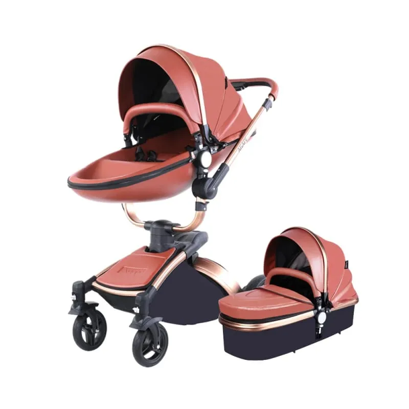 MZC906Deluxe - 3 in 1 High Landscape Baby Stroller
