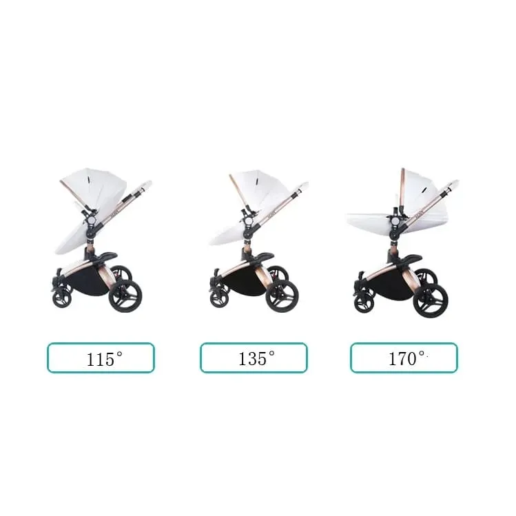 MZC906Deluxe - 3 in 1 High Landscape Baby Stroller