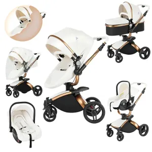 MZC906Deluxe - 3 in 1 High Landscape Baby Stroller