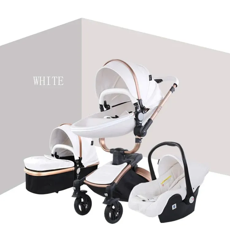 MZC906Deluxe - 3 in 1 High Landscape Baby Stroller