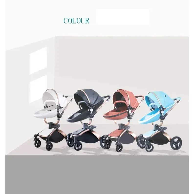 MZC906Deluxe - 3 in 1 High Landscape Baby Stroller