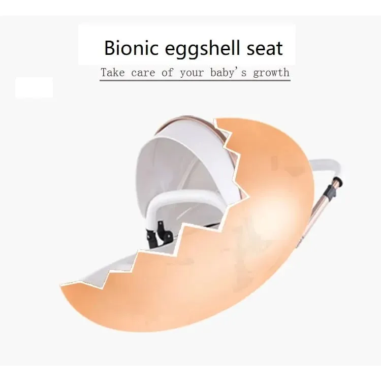 MZC906Deluxe - 3 in 1 High Landscape Baby Stroller