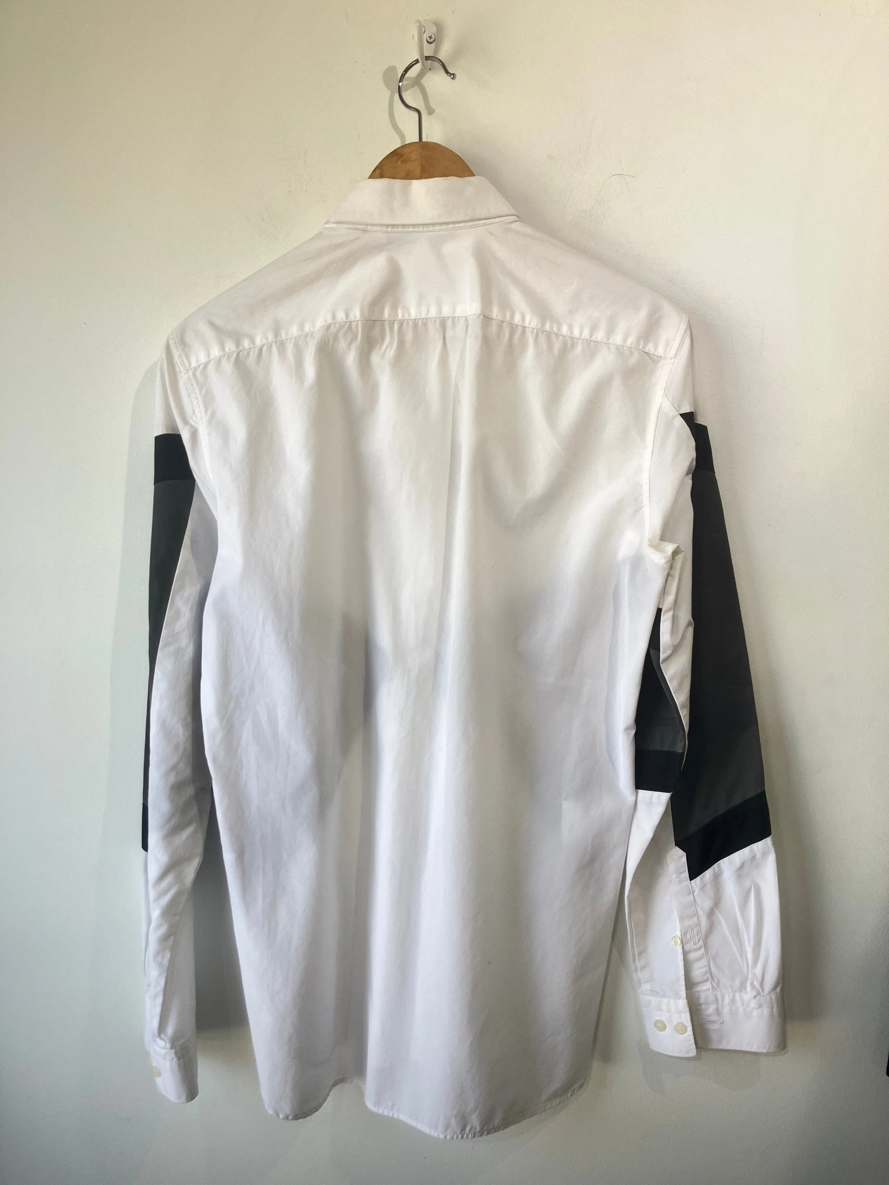 Neil Barrett Black and White Button Down Shirt