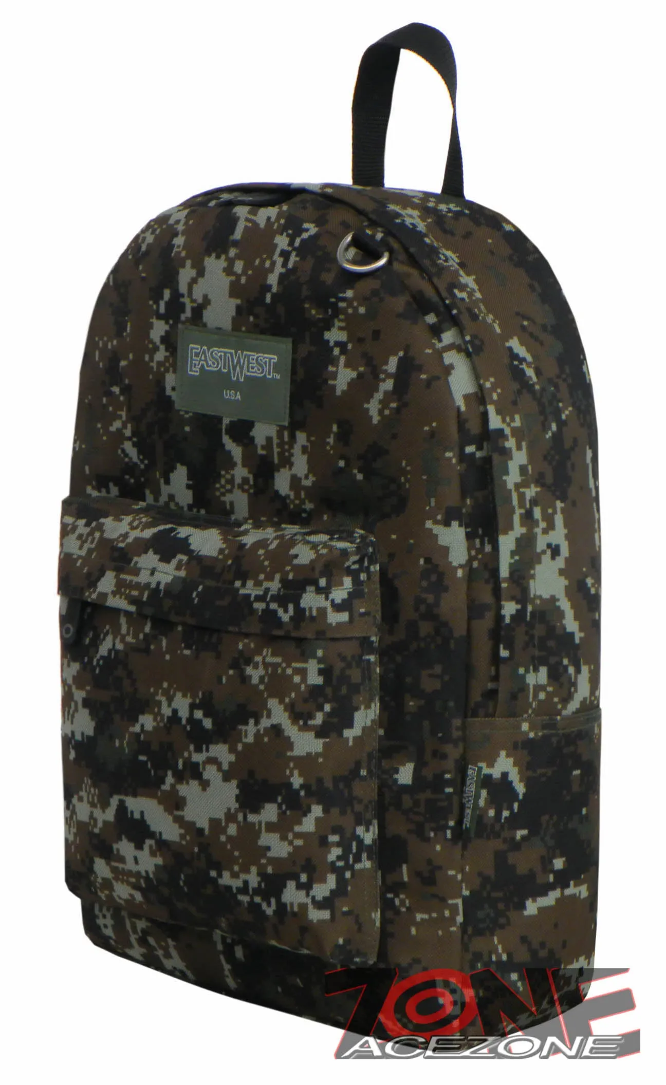 NEW BACKPACK EAST WEST USA BC101S CAMOUFLAGE MILITARY 16.5" DIGITAL GREEN ACU