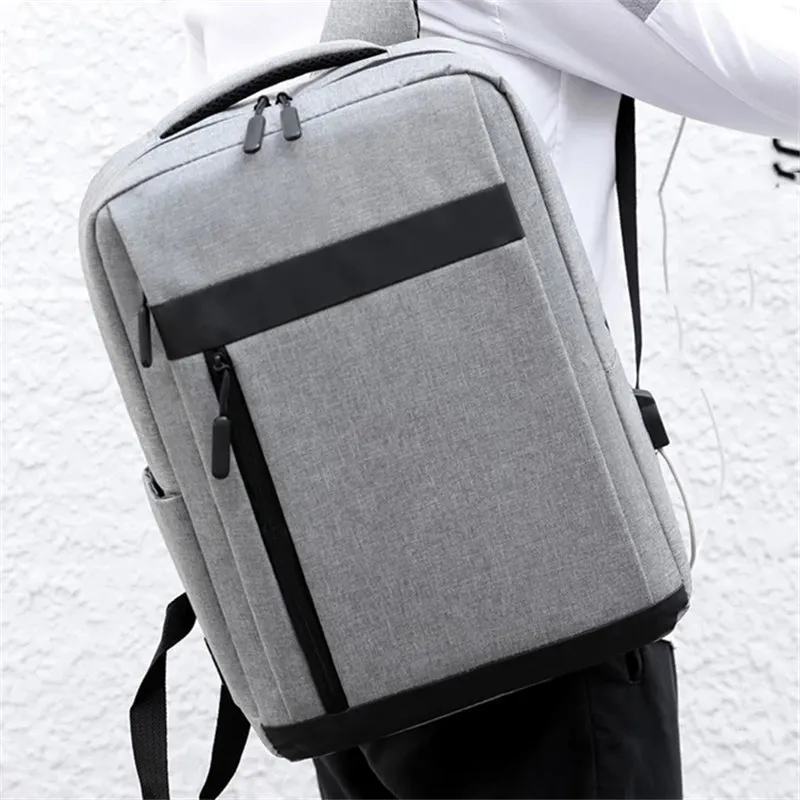 New Business Simple Style Multifunctional Waterproof Laptop Rucksack