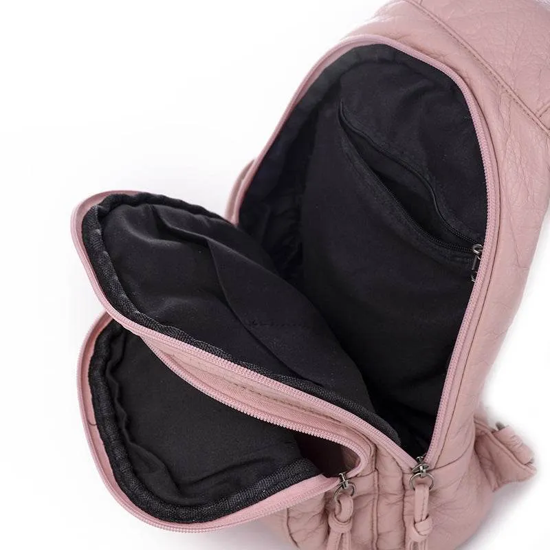 New Embroidery Orchid Women Backpack Casual