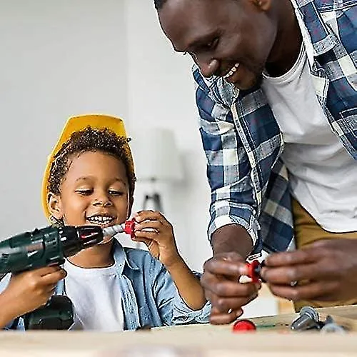 New in box! Kids 19 Piece Tool Electronic Cordless Drill Pretend Play Construction With Tool Bag Ages 3 