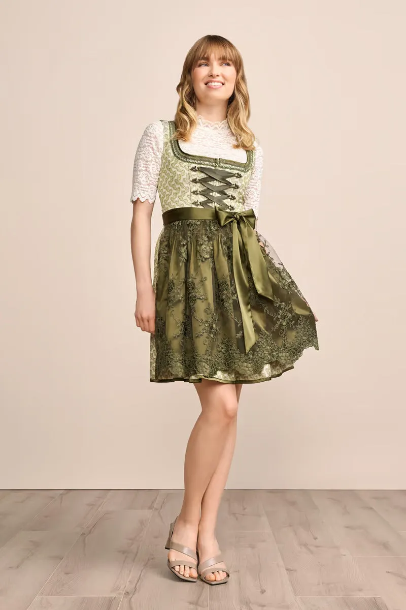 (new) Kruger Mini Dirndl 2pcs. 50cm "Brynlee" green (34)