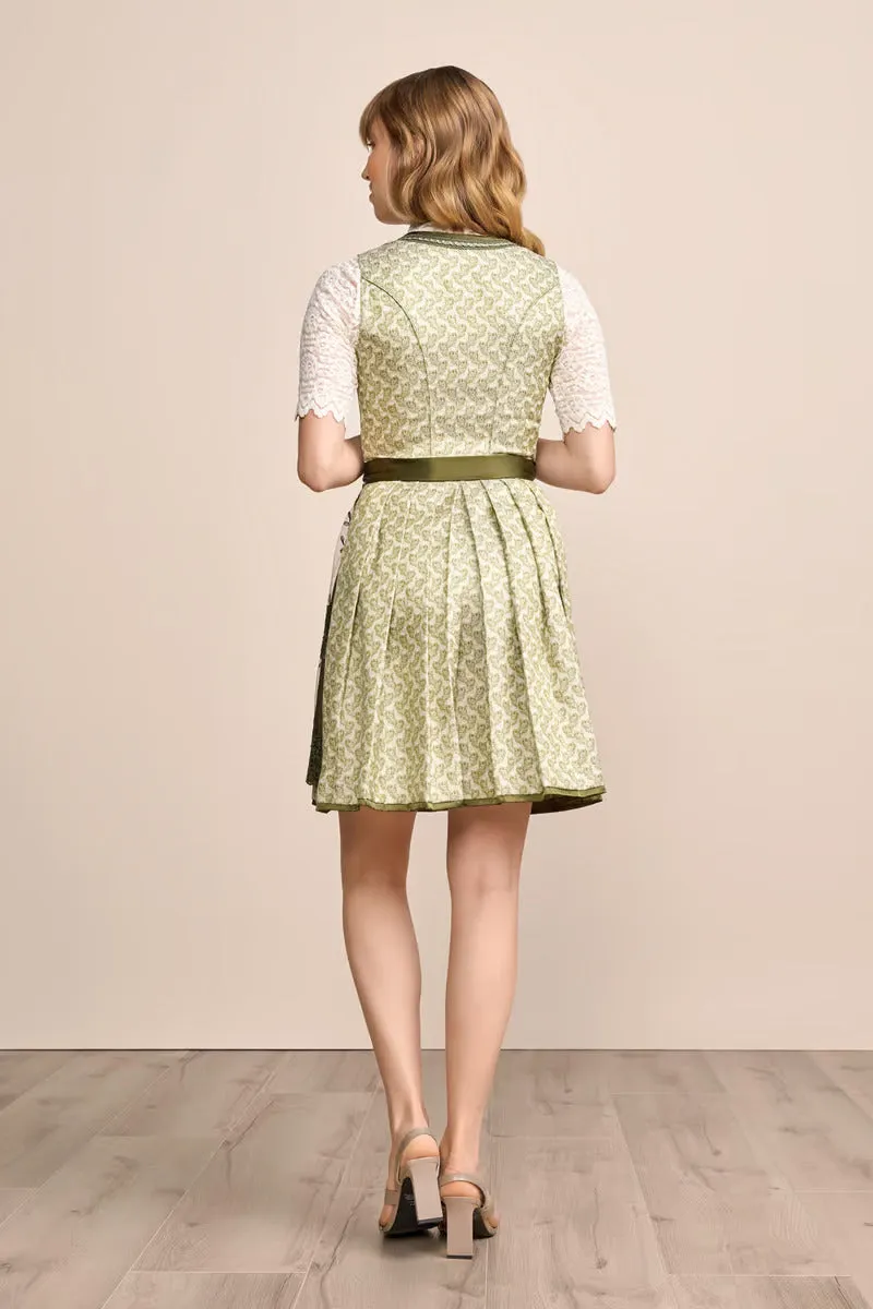 (new) Kruger Mini Dirndl 2pcs. 50cm "Brynlee" green (34)