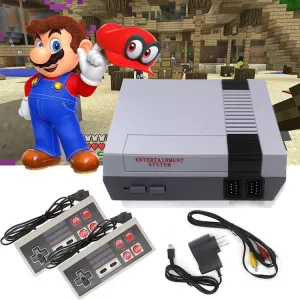 NEW OuYang The New NES Game Consoles 8-bit Video Game Console USB Controller, FC Mini Classic Game Consoles Built-in 620 TV Video Games with Double Controllers Nintendo Entertainment System (NES 620)
