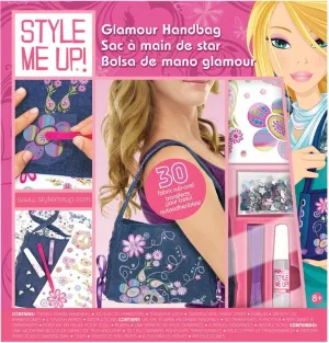 New Style me up DIY Glamour Bag! Decorate your denim purse with styling" accessories