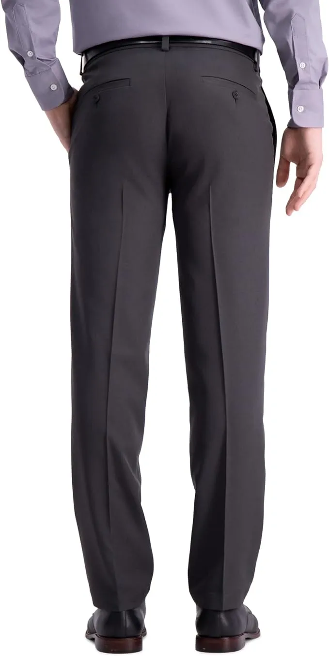 New with tags! Haggar Mens Cool 18 Pro Straight Fit Flat Front Pant in Dark Grey, Sz 36X32! Retails $60  Haggar's most popular pant