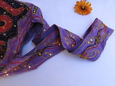 New Women Cross Body Fabric Fashion Messenger Hand India Peace Sign Purple
