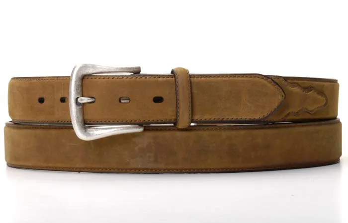Nocona Brown Leather Belt - Larger Sizes Available