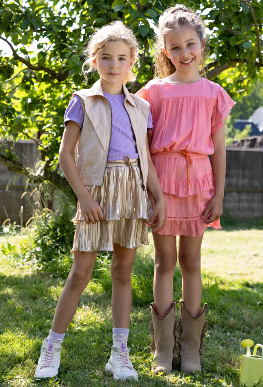 Nono Moran Dress with Plisse Skirt