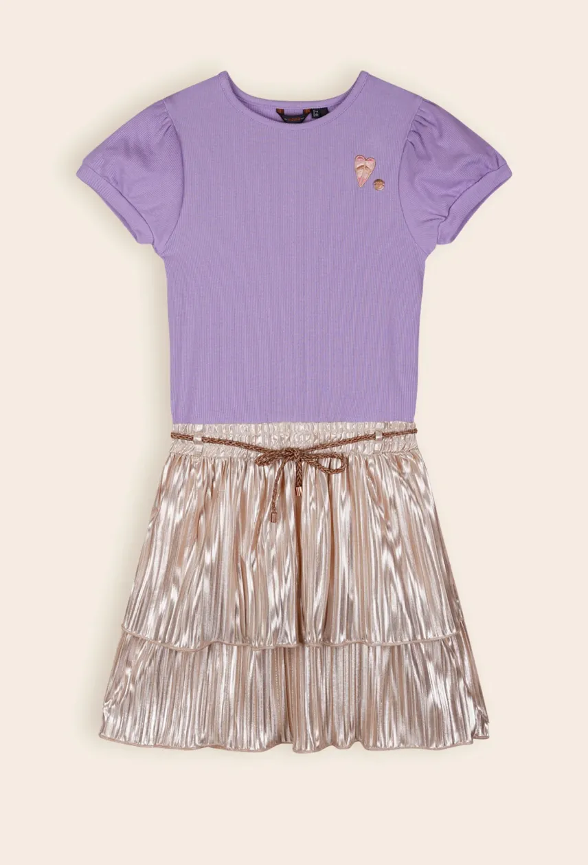 Nono Moran Dress with Plisse Skirt