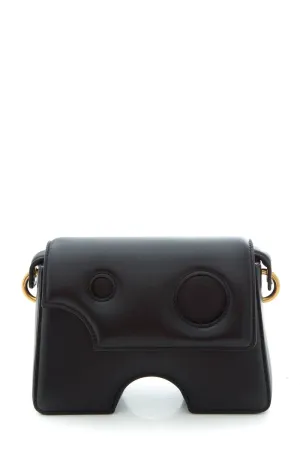 Off White Black Burrow Leather Handbag