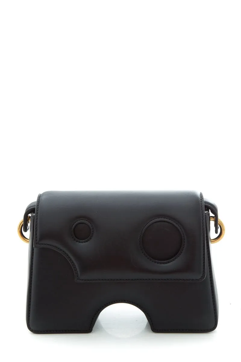 Off White Black Burrow Leather Handbag