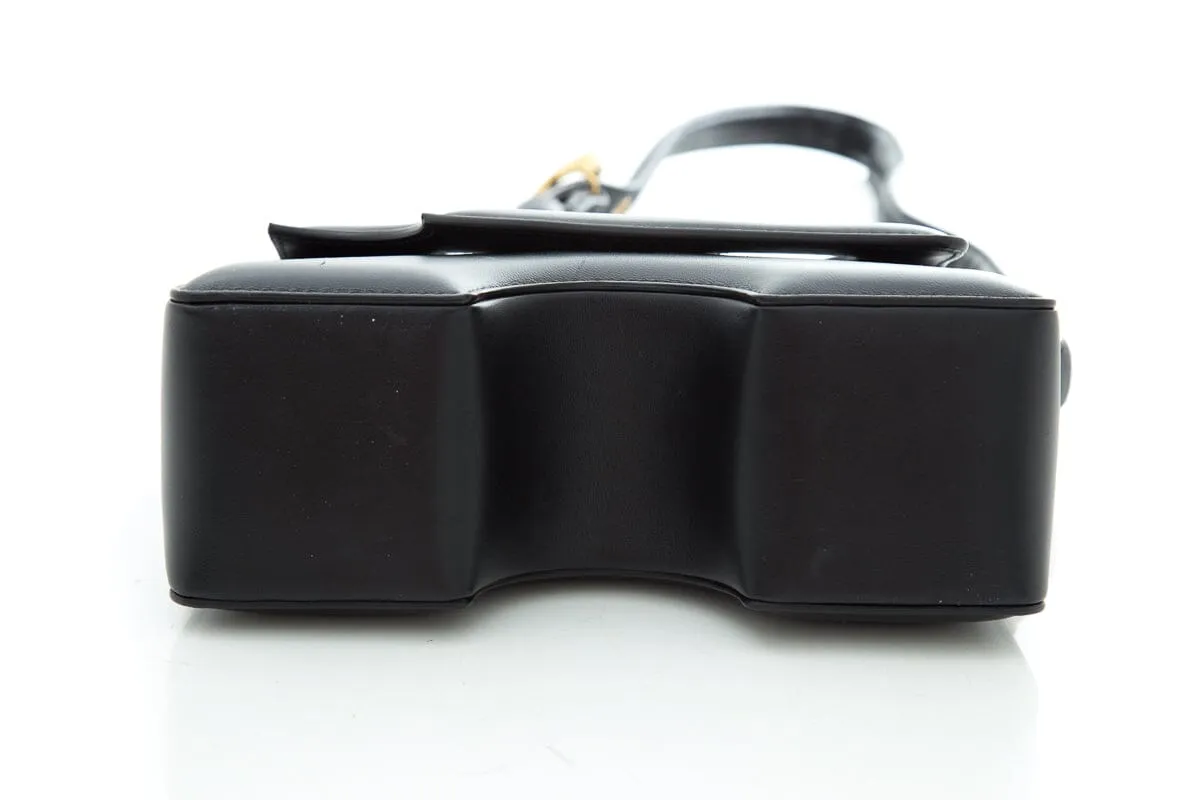 Off White Black Burrow Leather Handbag