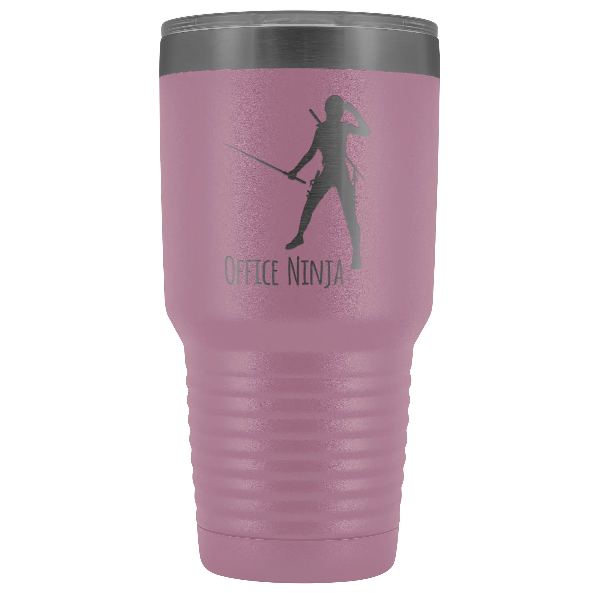 Office Ninja Administrative Assistant Office Manager Secretary Tumbler Funny Metal Mug Insulated Hot Cold Travel Cup 30oz BPA Free