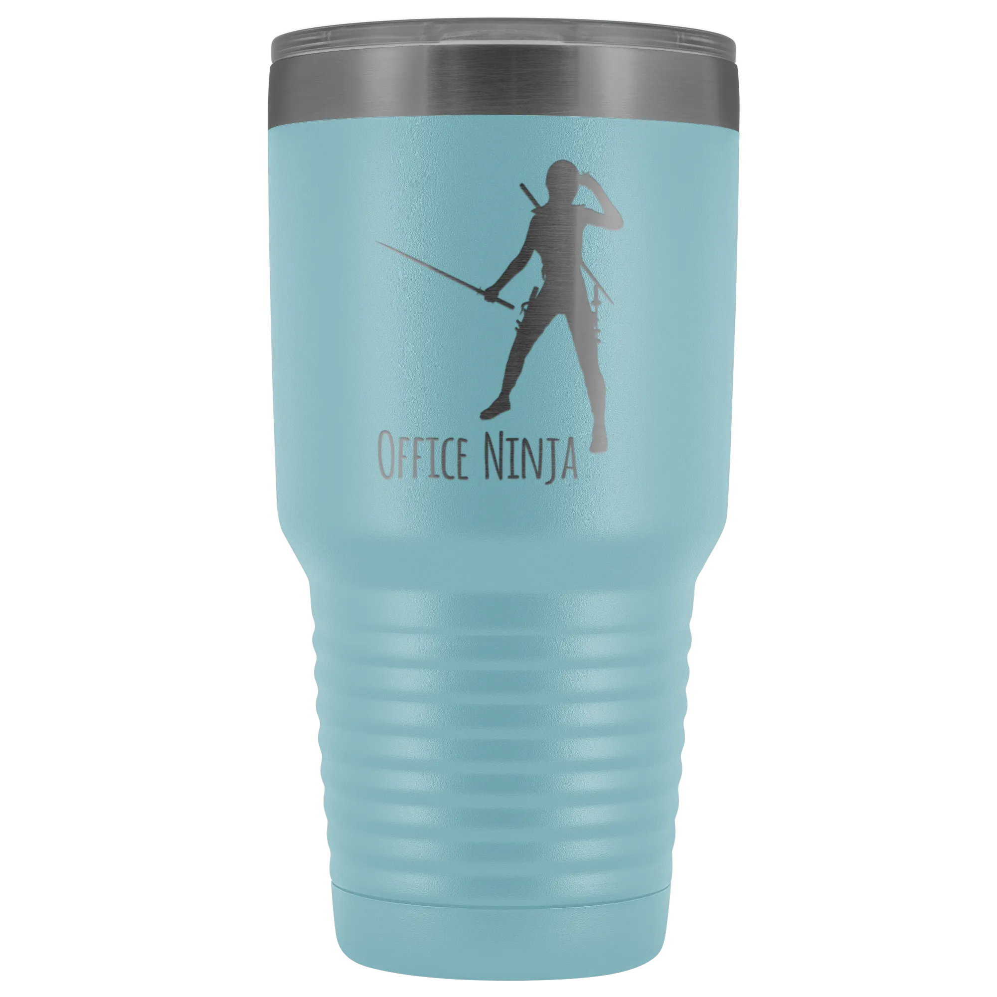 Office Ninja Administrative Assistant Office Manager Secretary Tumbler Funny Metal Mug Insulated Hot Cold Travel Cup 30oz BPA Free