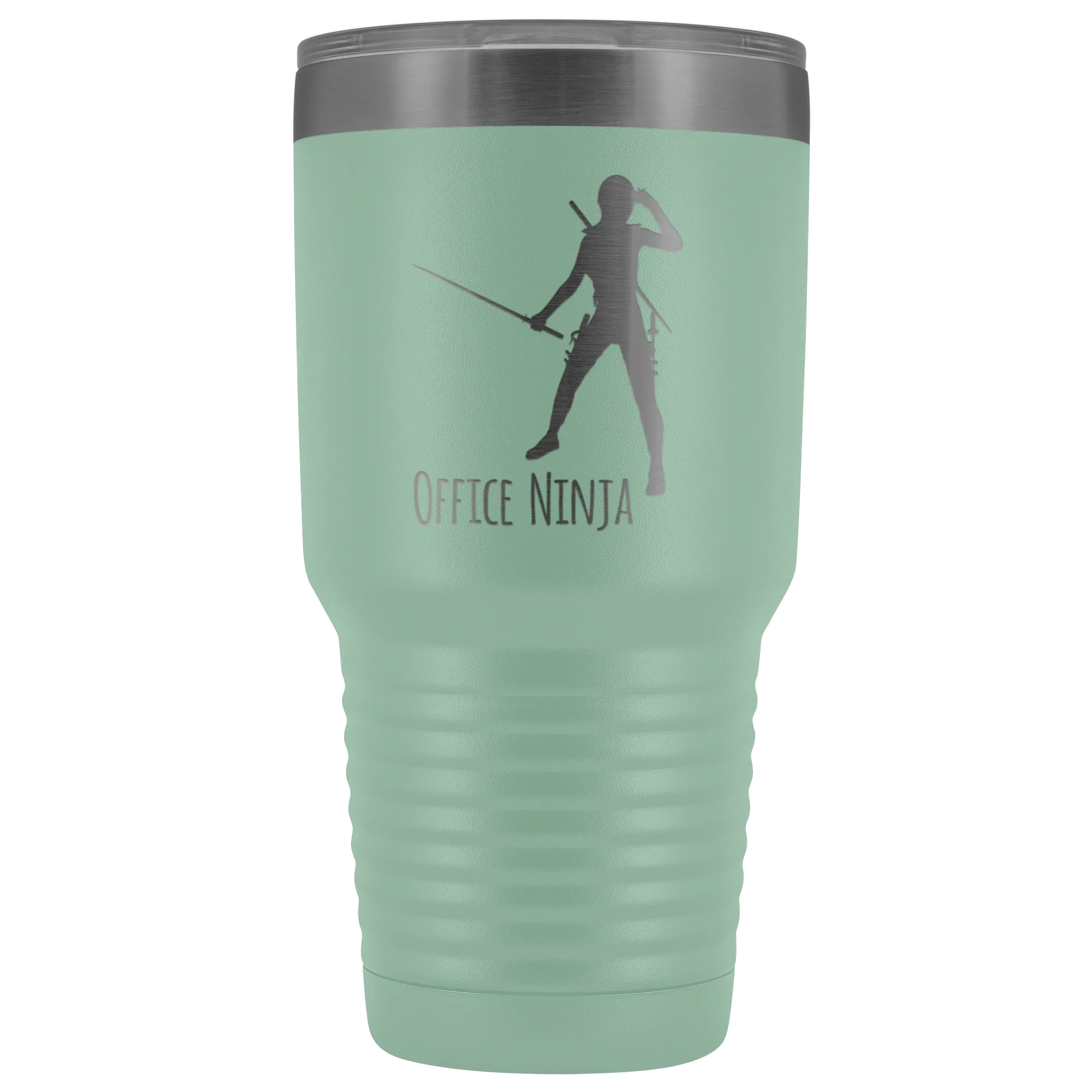 Office Ninja Administrative Assistant Office Manager Secretary Tumbler Funny Metal Mug Insulated Hot Cold Travel Cup 30oz BPA Free