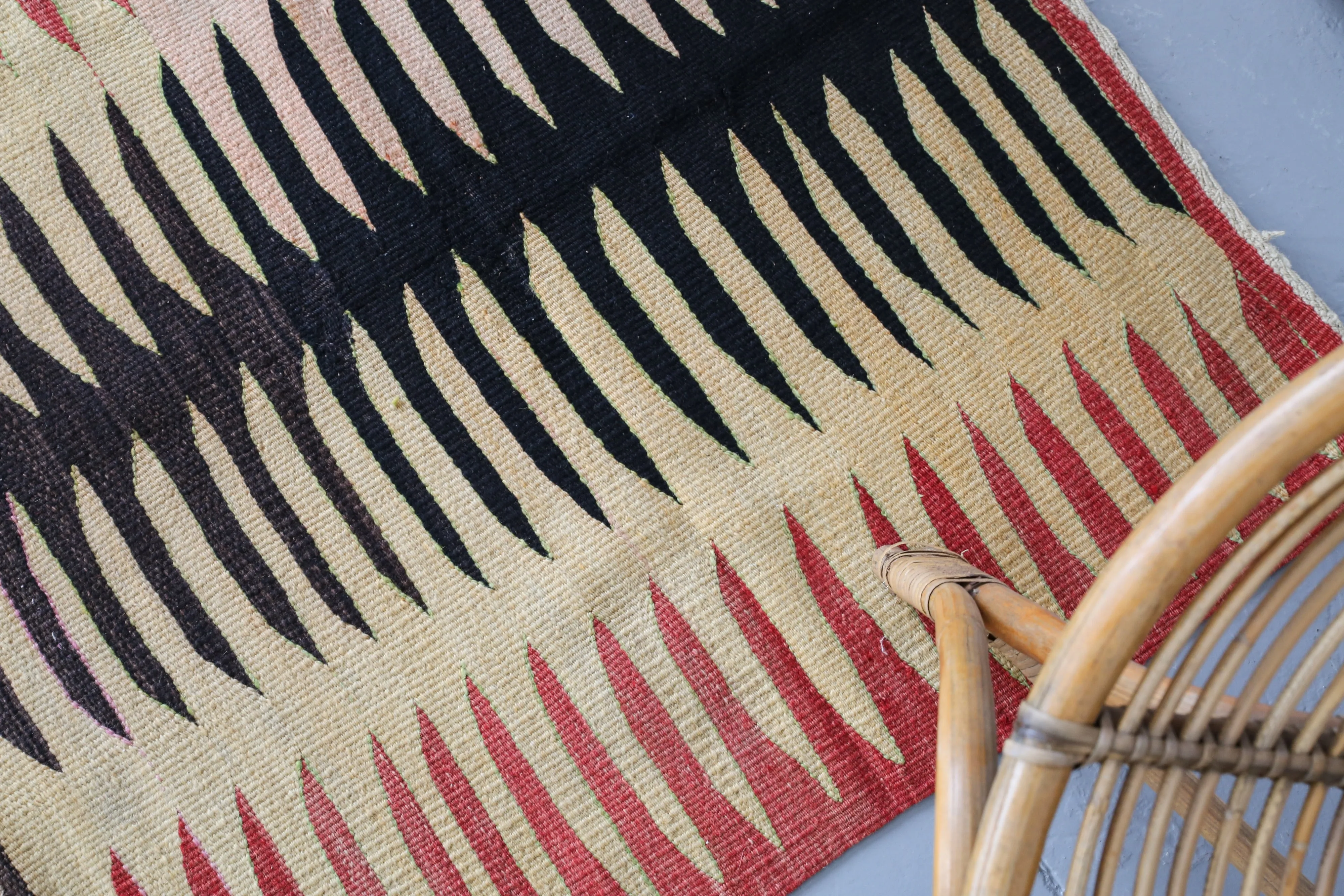 Old Mini Milas Kilim 3ftx3ft