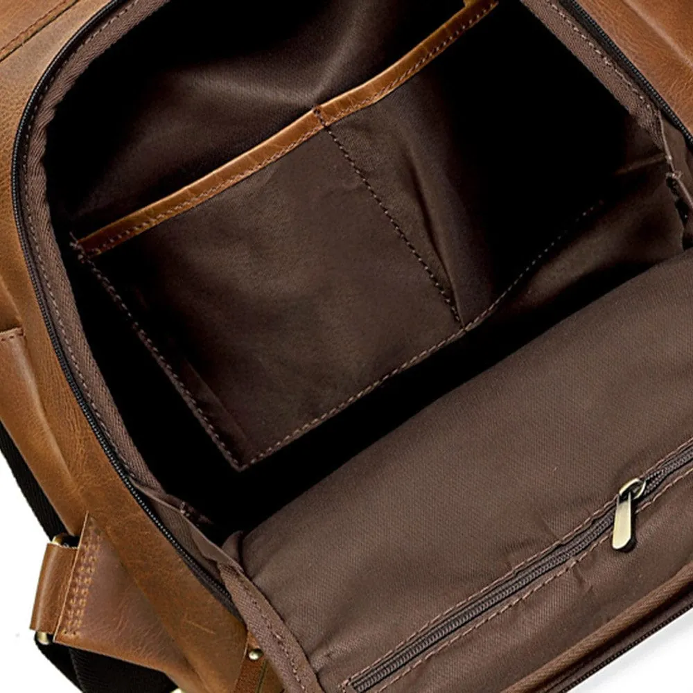 Olivia Handcrafted Leather Backpack