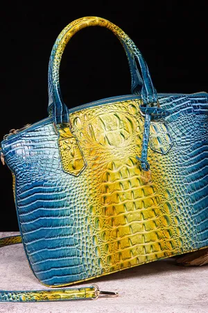 Ombre Vegan Leather Handbag - 9 Colors