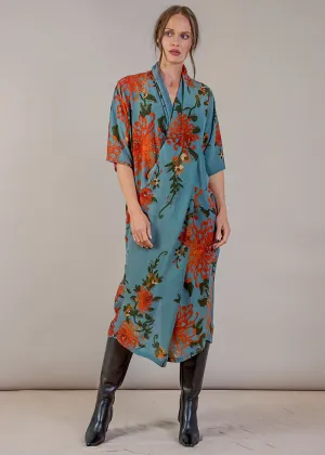 One Hundred Stars Chrysanthemum Rachel Dress Grey