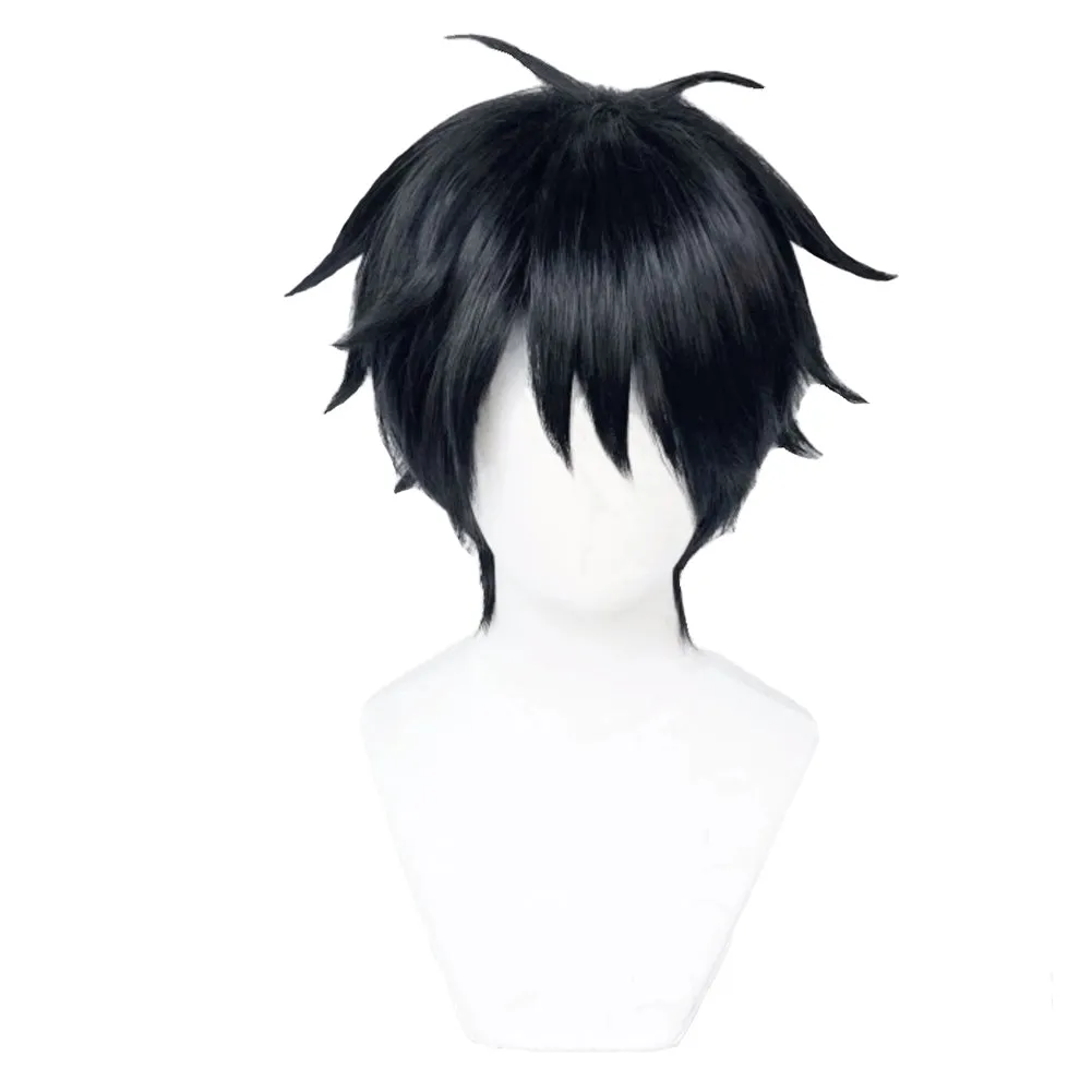 One Piece Luffy Anime Character Cosplay Wig Hat Cap Heat Resistant Synthetic Carnival Halloween Party Accessories Props